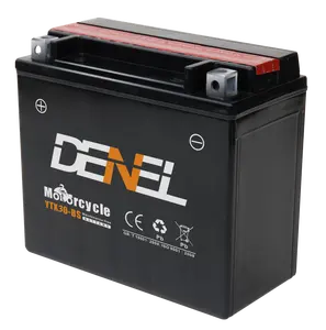 Denel motosiklet pil ytx30lbs 12v 28ah baterias de moto motosiklet piller