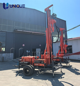 Perceuse à eau JJEM facile à utiliser perceuse entièrement hydraulique à roue de 150m de profondeur pour puits d'eau - Product Image 4