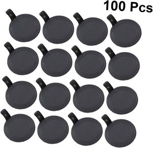Bandeja de Plástico PS Negra para Pasteles, Soporte para Repostería, Base para Rebanadas de Postre, Base para Pastel de Queso con Tapa para Suministros de Fiesta - Product Image 4
