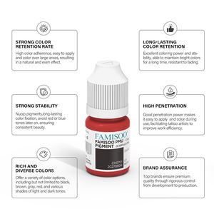 <span class=keywords><strong>Encre</strong></span> de tatouage pour maquillage permanent biologique, marque privée ODM/OEM, pigment pour lèvres, tatouage professionnel, micropigmentation, pigments PMU - Product Image 5