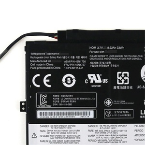 Batería Original para Portátil <span class=keywords><strong>Lenovo</strong></span> ThinkPad Tablet 10, Modelos 45N1728, 45N1729, 45N1730, 45N1731, 45N1733, 3.7V / 3.75V, 33WH, 20E3-0018AU - Product Image 3