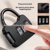 Cadenas à combinaison antivol compact en alliage métallique pour bagages, armoires, casiers de gym et voyages GSG-506