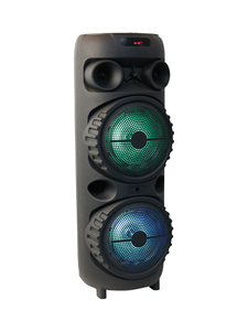 Amplificateur <span class=keywords><strong>de</strong></span> basses avec 2 woofers <span class=keywords><strong>de</strong></span> 8 pouces, micro sans fil, enceinte portable, caixa <span class=keywords><strong>de</strong></span> som, haut-parleur à bas prix - Product Image 2