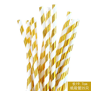 Nueva <span class=keywords><strong>Vajilla</strong></span> Desechable <span class=keywords><strong>de</strong></span> Lujo para Fiestas: Platos, Vasos, Pajitas y Bandeja para Pastel <span class=keywords><strong>de</strong></span> Papel Hexagonal con Lámina Dorada - Product Image 3