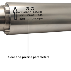 Động cơ trục chính CNC làm mát bằng không khí tốc độ cao 1.5KW-220V 24000 vòng/phút - Product Image 5