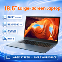 Ordinateur portable 18,5 pouces pour étudiants, Intel Core i3-10100Y, 8 Go de RAM, SSD 256 Go, écran FHD IPS, Wi-Fi 6, neuf, idéal pour le bureau, vente en gros