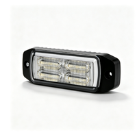 Feu de signalisation stroboscopique LED ambre grand angle 180 degrés pour calandre, 10-30V CC, IP65, montage en surface, lampe clignotante d'urgence