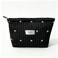 Trousse de Toilette de Voyage Portable Grande Capacité en Polyester Doux avec Fermeture Éclair, Imprimé Paysage, Écologique, Personnalisable pour Femme - Collection Été
