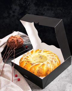 للبيع بالجملة عبوة فطيرة مع نافذة دونات مخبز الفراولة علبة ترعي تشاركوتري - Product Image 2