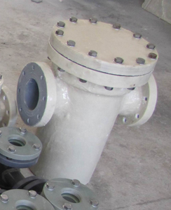 एएनएसआई 150LB CPVC + एफआरपी यू प्रकार टोकरी झरनी आरएफ/एफएफ निकला हुआ किनारा PTFE पेंच - Product Image 4