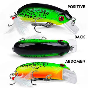 Leurre de pêche 6cm 10g <span class=keywords><strong>brochet</strong></span> coulant <span class=keywords><strong>petit</strong></span> leurre de vairon de ver Wobbers avec crochet de plume - Product Image 6