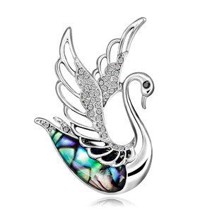 Broches de Lujo Elegantes y Refinados con Diseño de <span class=keywords><strong>Cisne</strong></span> para Chicas, Dulces y Modernos, Joyería para Mujeres, Accesorios para Damas, Venta al Por Mayor - Product Image 1