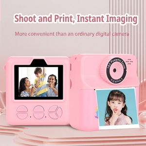 Cámara de Fotos Instantánea para Niños H18 con Impresión a Color, Pantalla a Color de 2.4 Pulgadas, Impresión Térmica, Fotos HD - Product Image 4