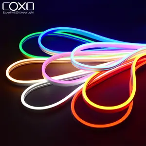 COXOTECH strip lampu neon CE ROHS UL IP65 12v 6x12mm lampu neon strip led fleksibel silikon