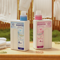 Nouveauté, bouteille d'emballage liquide de nettoyage pour détergent à lessive et nettoyant pour toilettes en HDPE de 600 ml et 1000 ml, couleur personnalisée