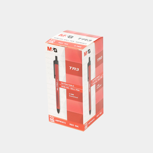 M & G-Bolígrafo de bola de <span class=keywords><strong>Gel</strong></span> suave, económica, negro, azul, rojo, 0,7mm, cómoda, de escritura, triangular, gran oferta - Product Image 6