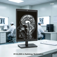 Moniteur LCD médical haute définition 20,1 pouces 2MP 4:3 avec interfaces DP/DVI, nouvel écran clinique pour utilisation sur ordinateur de bureau