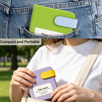 Carnet de poche mignon, pages intérieures vierges, couleurs macaron variées, agenda portable pour étudiants, bureau, écriture, cadeau