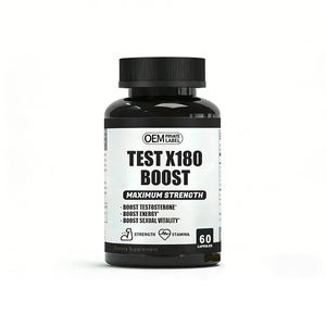 Cápsulas de refuerzo X180 de prueba ODM/OEM para hombres, cápsulas de suplementos de hierbas para quemar <span class=keywords><strong>grasa</strong></span> y aumentar las cápsulas de energía - Product Image 1