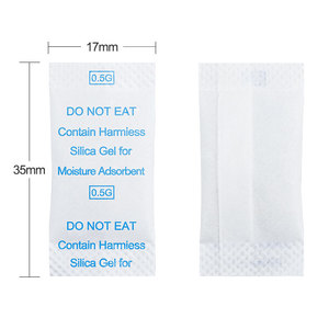 Silica Gel 10g de qualité alimentaire FDA, perles bleues, <span class=keywords><strong>d</strong></span>éshydratant en gel de silice, gel de silice de qualité alimentaire 2g 5g 10g 500g - Product Image 1