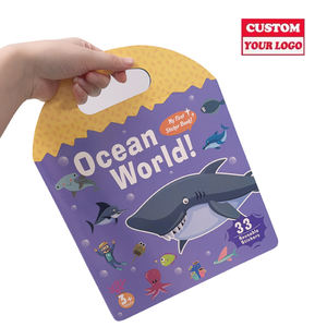 Libro de pegatinas de gelatina personalizado de fábrica, libro de pegatinas reutilizables para niños, pegatinas lavables para niños pequeños, regalo de Feliz Navidad para niños - Product Image 5