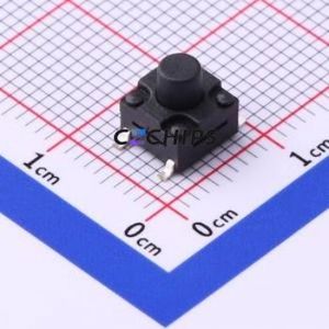 TS-1010S-A6B3-C2D2 Tactile Switch SMD-4P,6.2x6.2mm Switch Single Pole Single Throw Round Button 2.5N Vertical Mount - Product Image 1
