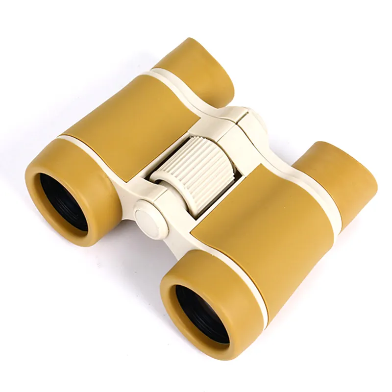 Promocional 4x30mm Custom Logo Kids Toy Binóculos Segurança Material Mini Compact Telescope para Outdoor