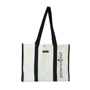 Túi <span class=keywords><strong>tote</strong></span> nhỏ bằng vải <span class=keywords><strong>canvas</strong></span> cotton in chữ thời trang mới, kiểu đeo chéo màu đen, có quai đeo vai, có thể tùy chỉnh - Product Image 2