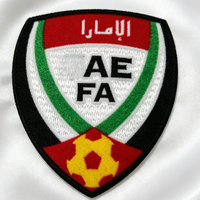Badge thermocollant de qualité supérieure, flocage Tatami, patch de club de football, étiquette de marque douce au toucher pour maillots