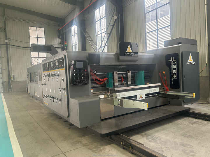 Fully Automatic FFG 4 Color Printer Slotter Rotary Die Cutter Folder Gluer Strapping Printing Machine With Folder Gluer Inline