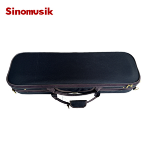Estuche de violín duro de alta calidad de la marca Sinomusik 4/4 con higrómetro con tela Oxford para violín profesional - Product Image 6