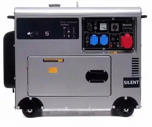 5Kva 10kva Factory Price Small Silent Portable Generator with Soundproof Mini Backup Power Diesel Generator for Home