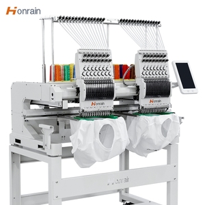 Máquina de Bordar Automática Comercial de Dos Cabezas, Máquina de Bordar Plana Computarizada de 2 Cabezas - Product Image 1