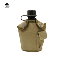 Bouteille d'eau de haute qualité de 1l, gourde portable de grande capacité, pour le sport en plein air, la chasse, la randonnée, le camping, les voyages, outils pratiques