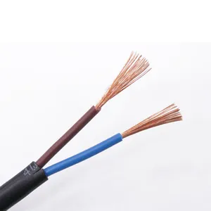 Cable de cobre estándar Multi Core RVV 3 Core 5 Core 1,5mm 2,5mm 4mm Cable eléctrico doméstico Precio