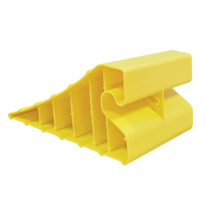 Cales de roue robustes en plastique pour véhicules lourds, cale de freinage pour voiture, remorque, camion, double grande taille, avec corde, direct usine - Product Image 2