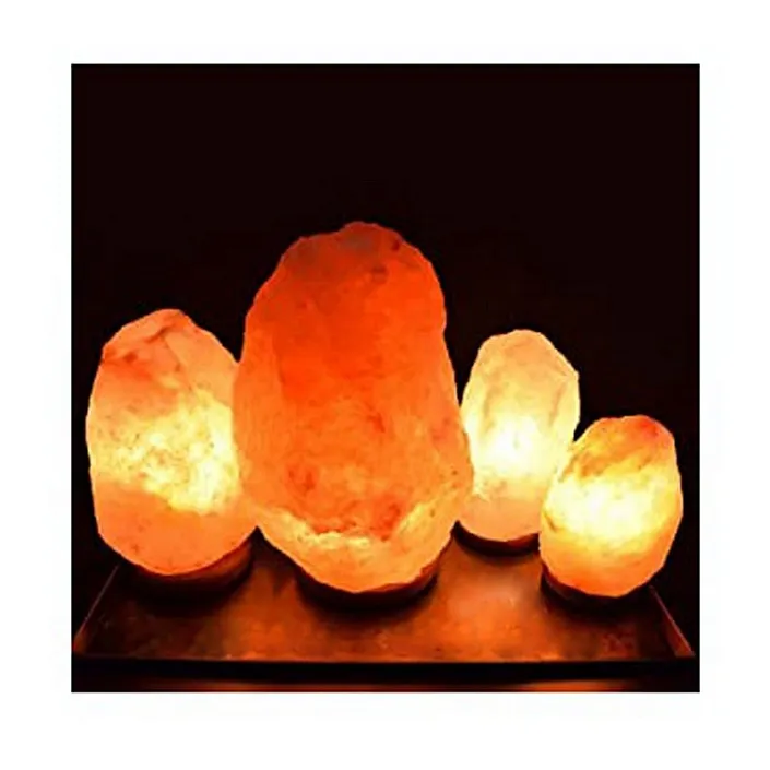 크리스탈 천연 소금 램프 2-3kgs 히말라야 소금 램프 자연 핑크 히말라야 소금 램프 홈 장식
