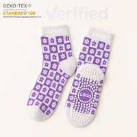 Chaussettes de yoga et de pilates en coton personnalisées pour équipes, avec logo sur mesure, antidérapantes, qualité supérieure, respirantes, pour le sport – Fabricant OEM