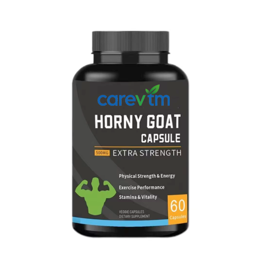 Private Label Wholesale 100% Natural Epimedium Extract Manufacturer Supplies Men Strength Capsules Energy Support Health Food