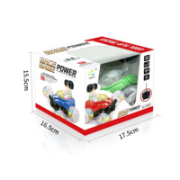 Voiture télécommandée HTL RC Stunt Car avec rotation à 360 degrés, musique et lumières, pour enfants, idéale pour les cascades et le drift