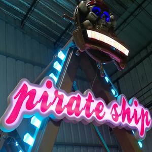 Manèges de parc d'attractions en plein air Viking Boat Theme Park Games 12 Seats Mini Caribbean <span class=keywords><strong>Pirate</strong></span> Ship à vendre - Product Image 5