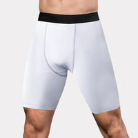 Leggings de sport d'entraînement pour hommes à séchage rapide OEM Pantalon de gymnastique à taille élastique pour Fitness Compression Serré Football Biker Shorts Sportif