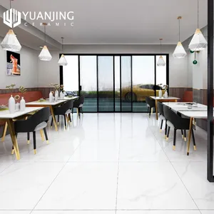 Foshan 공장 도매 타일 800x800mm 화이트 웹 인기있는 미끄럼 방지 전신 대리석 바닥 도자기 타일 봐 - Product Image 2