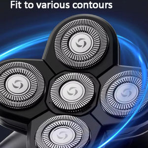 CITICITY Plastic Casing Cost-Effective USB Charging Five Blade IPX7 Waterproof Profesional Shaver Electric Shavers for <b>Men</b> - Product Image 2