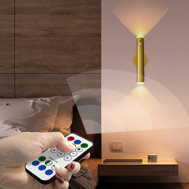 โคมไฟติดผนังแบบชาร์จไฟได้โคมไฟข้างเตียงติดผนังแบบสัมผัสชาร์จไฟได้โคมไฟ USB ติดผนังแม่เหล็กแบบทันสมัย