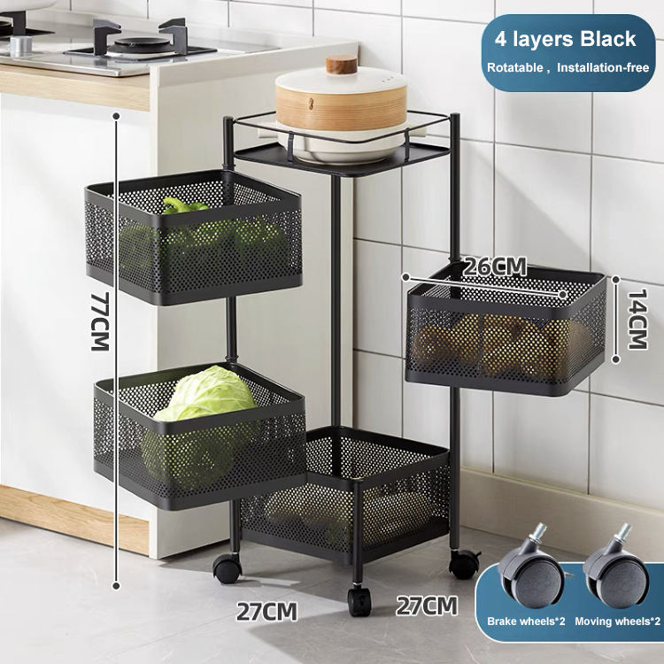 4 couches-Carré -Noir