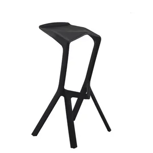High Quality Plastic Stackable Creative Shark Mouth Bar Stool High Seat Miura Bar Stool Chair