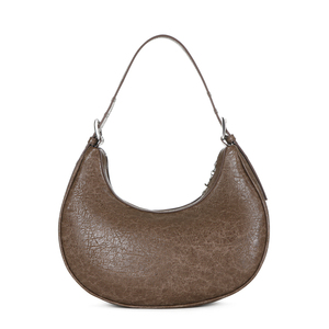 Retro Brown Bag With Easy Access Front Pocket And Dual Use <b>Shoulder</b> Cross <b>Strap</b> For Everyday Elegance - Product Image 4