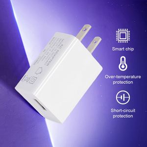 Adaptateur secteur USB 10W 5V 2A, prise murale, port USB unique, bloc de charge universel, cube de voyage, <span class=keywords><strong>chargeur</strong></span> pour <span class=keywords><strong>Kindle</strong></span> Fire, téléphone, tablette - Product Image 3