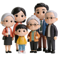 Usine OEM enfants jouets interactifs grands cadeaux éducation jouet semblant jouer mobile famille figurines de poupée pour les enfants